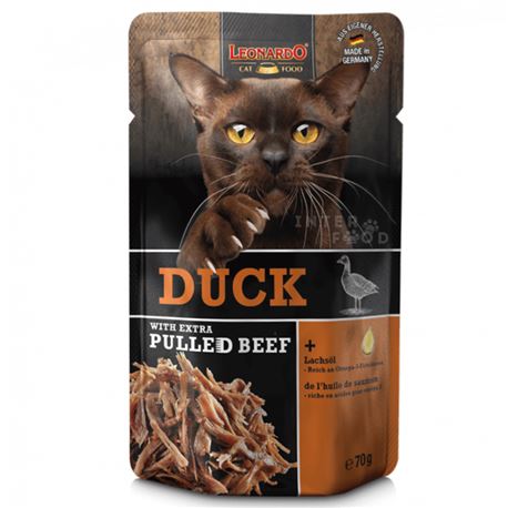 LEONARDO Duck + extra pulled Beef - 70g