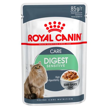 ROYAL CANIN Digest Sensitive Care Gravy - Alimento umido per gatti - 12 x 85g