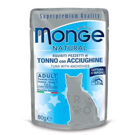 Monge Natural - Tonno con Acciughe - 80g