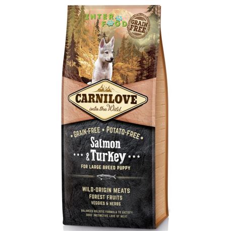 Carnilove Puppy Large Breed Salmon & Turkey - 12kg