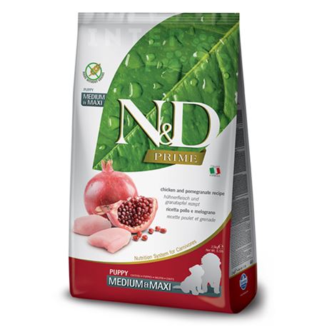 FARMINA N&D PRIME - CHICKEN & POMEGRANATE PUPPY MEDIUM & MAXI - 2,5kg