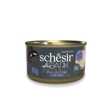 Schesir After Dark gatto - Filetti di Pollo con Anatra - in pat - 80g