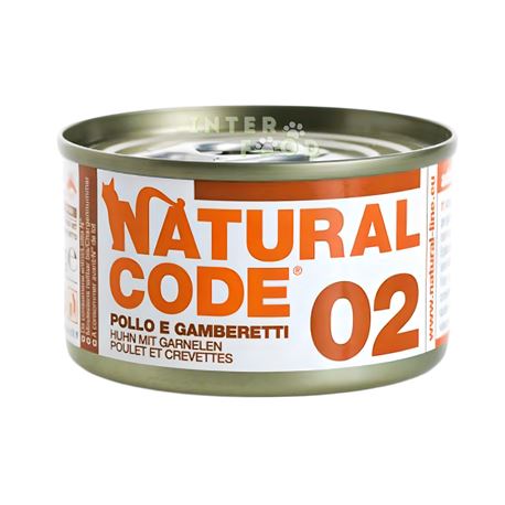 Natural Code 02 - Pollo e Gamberetti - 85g