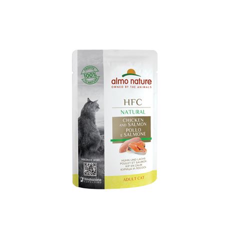 Almo Nature HFC Natural - Pollo e Salmone - 55g