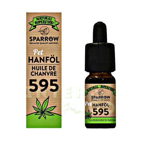 SPARROW Pet CBD - Olio di canapa con CBD 595