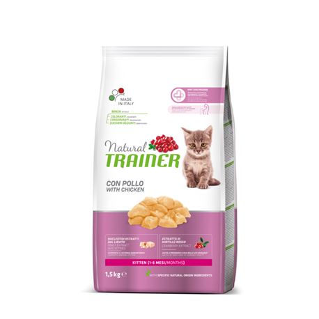 Natural TRAINER Kitten con Pollo - 1.5kg