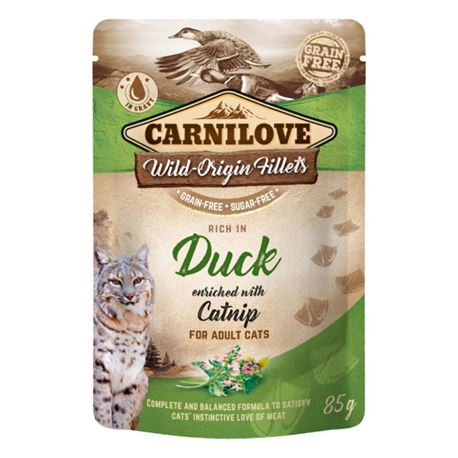 Carnilove Adult - Duck enriched with Catnip - 85g