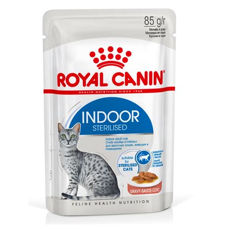 ROYAL CANIN INDOOR Sterilised Gravy - Alimento umido per gatti - 12 x 85g 1