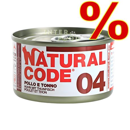 Natural Code 04 - Pollo e Tonno - 24 x 85g