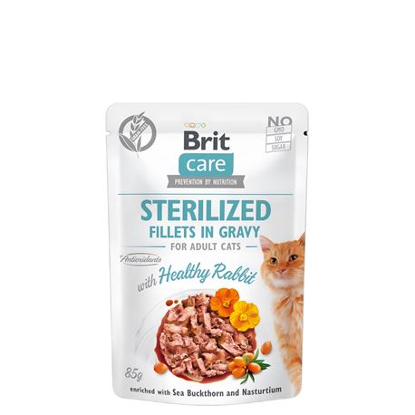 Brit Care Cat Pouch Sterilized - Gravy - 85g