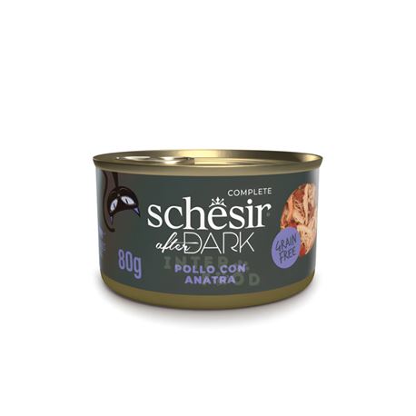 Schesir After Dark gatto - Filetti di Pollo con Anatra - in brodo - 80g 1