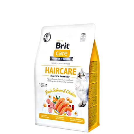 Brit Care Cat Grain-Free Haircare Healty and Shiny Coat - 2kg