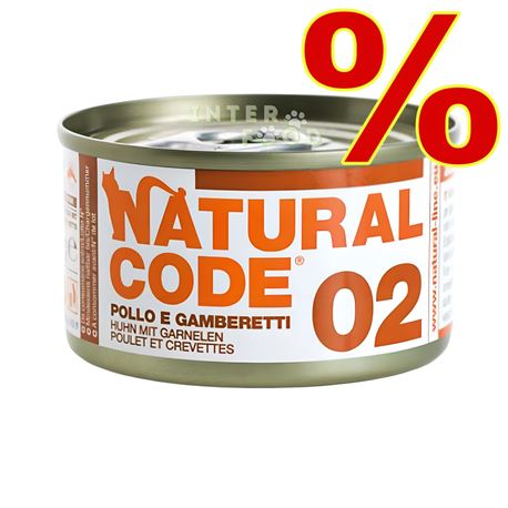 Natural Code 02 - Pollo e Gamberetti - 24 x 85g