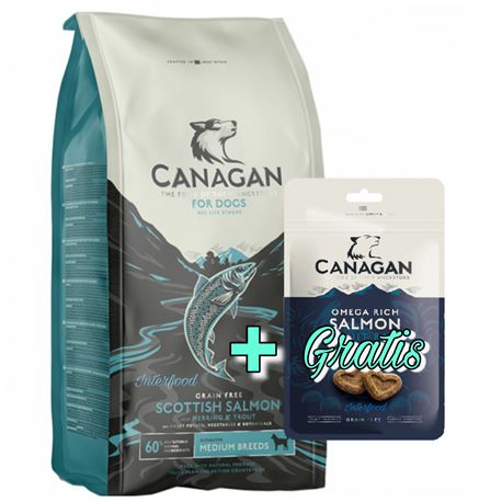 CANAGAN Scottich Salmon 12kg + biscotti gratuiti