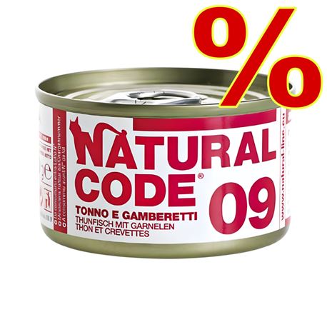 Natural Code 09 - Tonno e Gamberetti - 24 x 85g