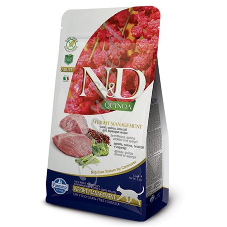 FARMINA N&D QUINOA FELINE - WEIGHT MANAGEMENT LAMB - 1,5kg 1