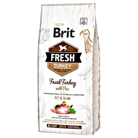 Brit Fresh Turkey with Pea Adult Fit & Slim - 12kg