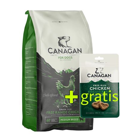 CANAGAN Free-Range Chicken 12kg  +  biscotti gratuiti 1