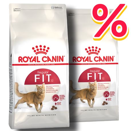 ROYAL CANIN Regular Fit 32 - Crocchette per gatti - 2x2kg 1