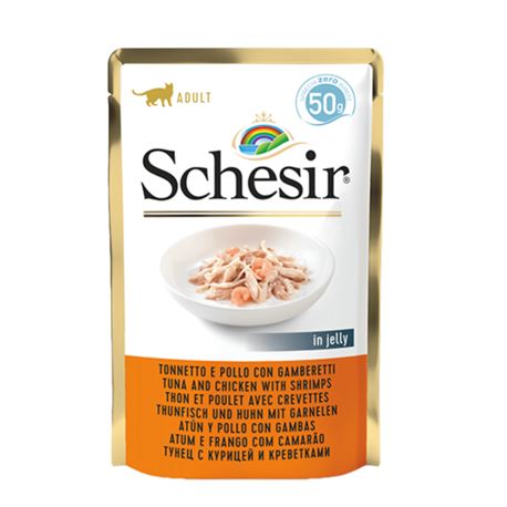 Schesir in Jelly - Tonnetto e Pollo con Gamberetti - 85g 1