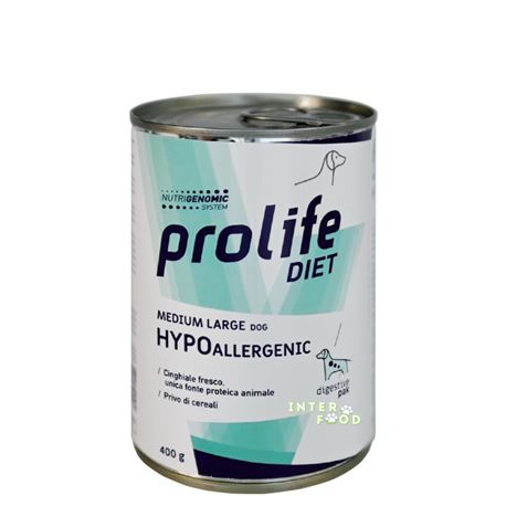 Prolife Diet Hypoallergenic - Medium/Large - umido - 400g