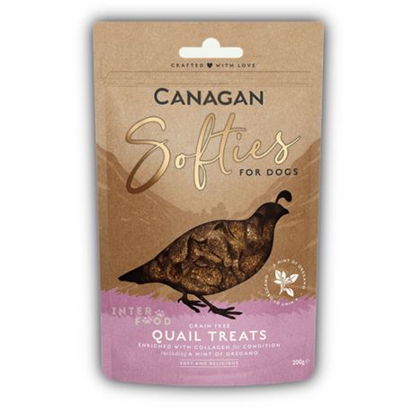 CANAGAN Dog Treats Quail softies -  200g