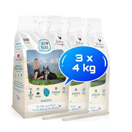 Swiss Natural Soft SENIOR  Huhn & Kartoffel - 12kg