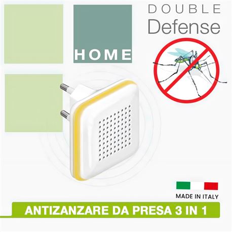 Antizanzare elettrico da presa Double Defense per ambienti