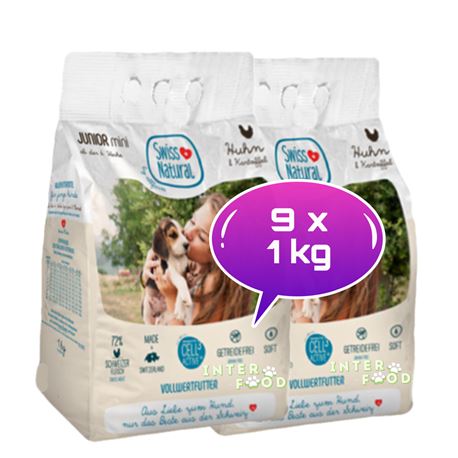 Swiss Natural Soft JUNIOR mini Huhn & Kartoffel - 9kg