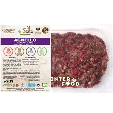 NaturCanin Barf menu Agnello - 1kg