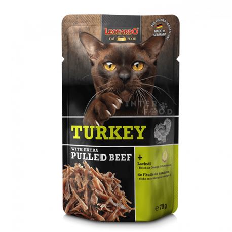 LEONARDO Turkey + extra pulled Beef - 70g