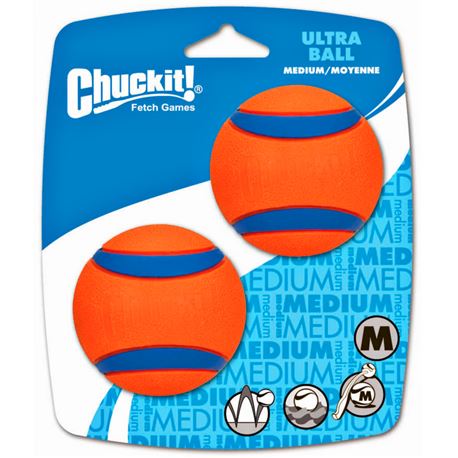 CHUCKIT! Ultra Ball M - pallina ultra resistente - 2pz 1