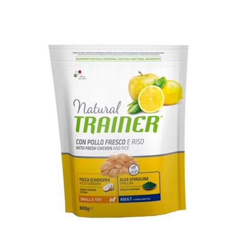 Natural TRAINER Small & Toy Adult con pollo fresco - 800g