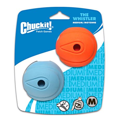 CHUCKIT! The Whistler-M - palla fischiante - 2pz 1