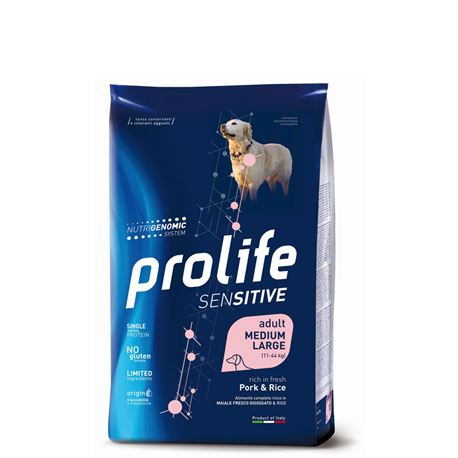 PROLIFE Sensitive Adult Pork & Rice - Medium/Large - 2.5kg