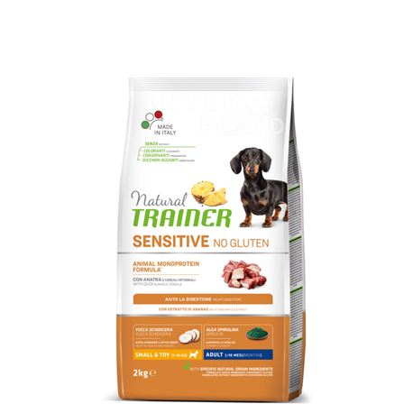 Natural TRAINER Sensitive No Gluten Mini Adult Anatra - 2kg