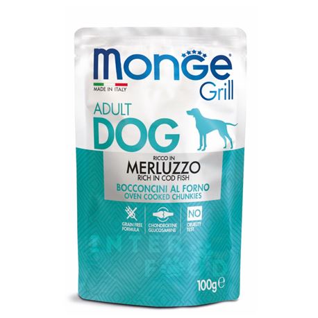 Monge - Grill - Bocconcini in Jelly Ricco in Merluzzo - 100g