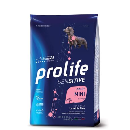 PROLIFE Sensitive Adult Lamb & Rice - Mini - 7kg 1