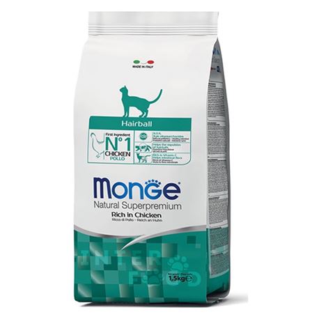 Monge Natural Superpremium Hairball - Pollo - 400g 1