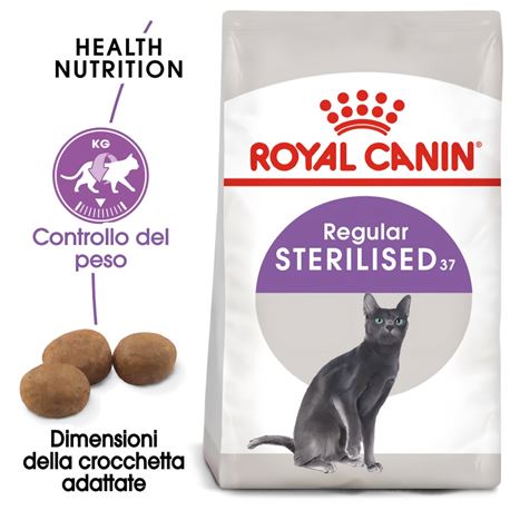 ROYAL CANIN Cat Sterilised 37 - Crocchette per gatti sterilizzati - 2kg 2