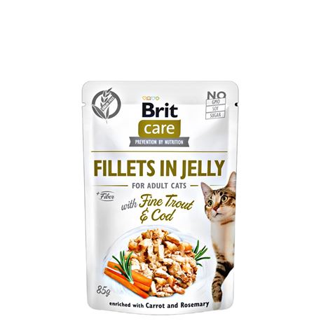 Brit Care Cat Pouch Trout & Cod in Jelly - 85g 1