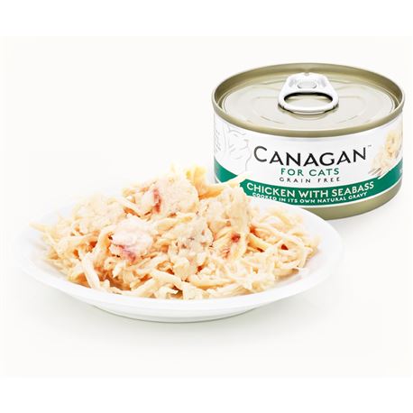 CANAGAN Chicken With Seabass  12x75g 2