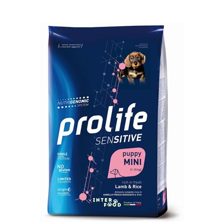 PROLIFE Sensitive Puppy Lamb & Rice - Mini - 7kg 1