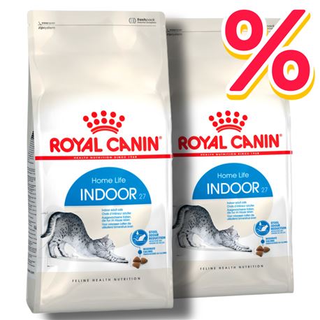 ROYAL CANIN Indoor - Crocchette per gatti - 2x2kg