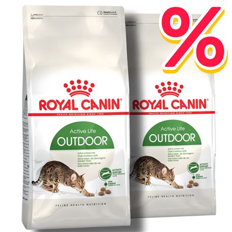 ROYAL CANIN Cat Outdoor - Cibo per gatti - 2x2kg 1