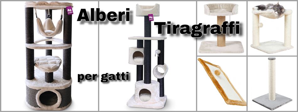 ALBERI - TIRAGRAFFI per gatti