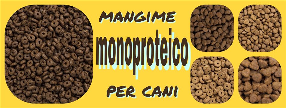 CIBO MONOPROTEICO  per cani