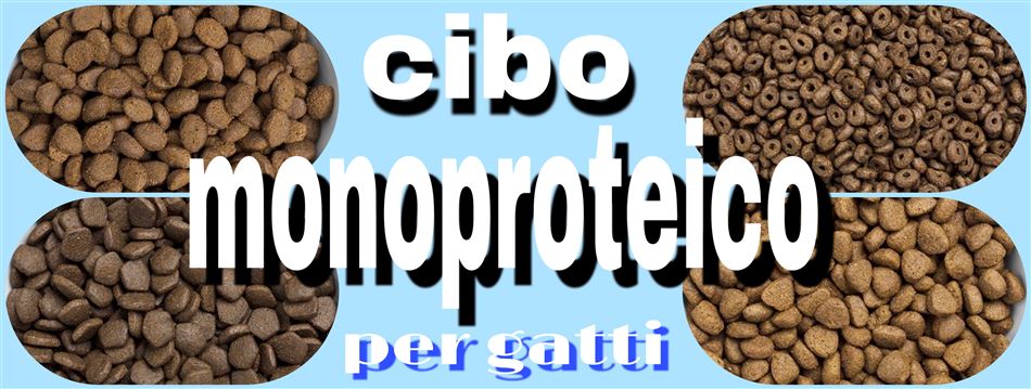 CIBO MONOPROTEICO secco per gatti