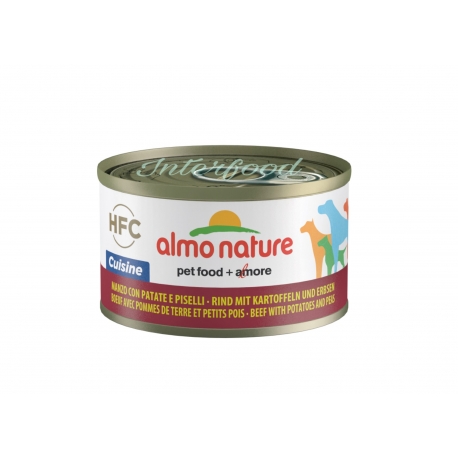 ALMO NATURE HFC Cuisine Manzo con patate e piselli 95g