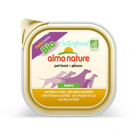 ALMO NATURE Biorganic Puppy con pollo e latte 300g